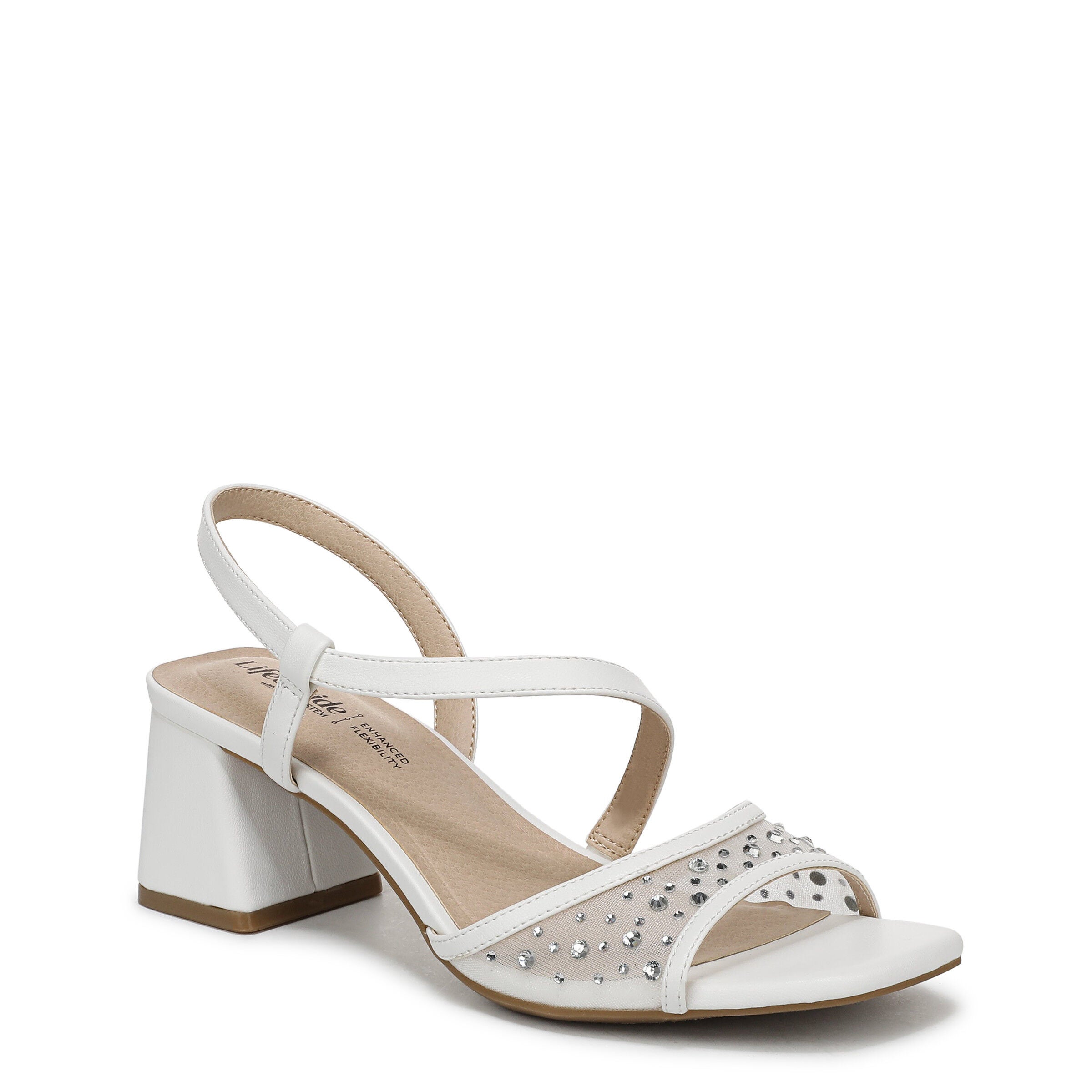 Cheyenne Slingback Sandal, WHITE, hi-res image number 0