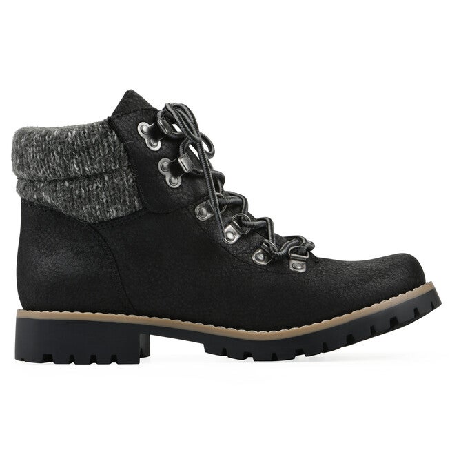 Pathfield Lace-Up Bootie, BLACK FABRIC, alternate image number 2