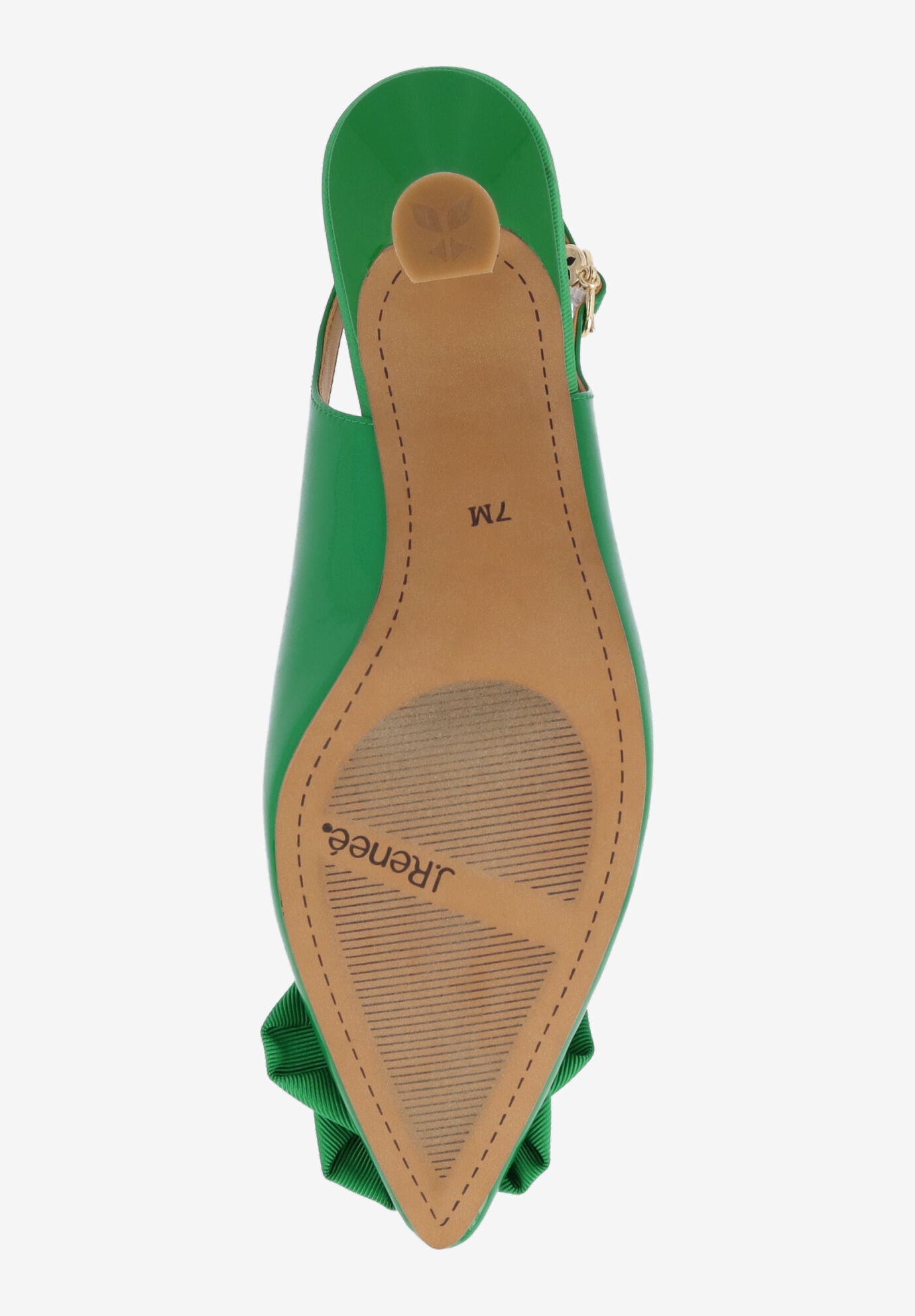 Kendry Slingback Pump, GREEN, alternate image number 6