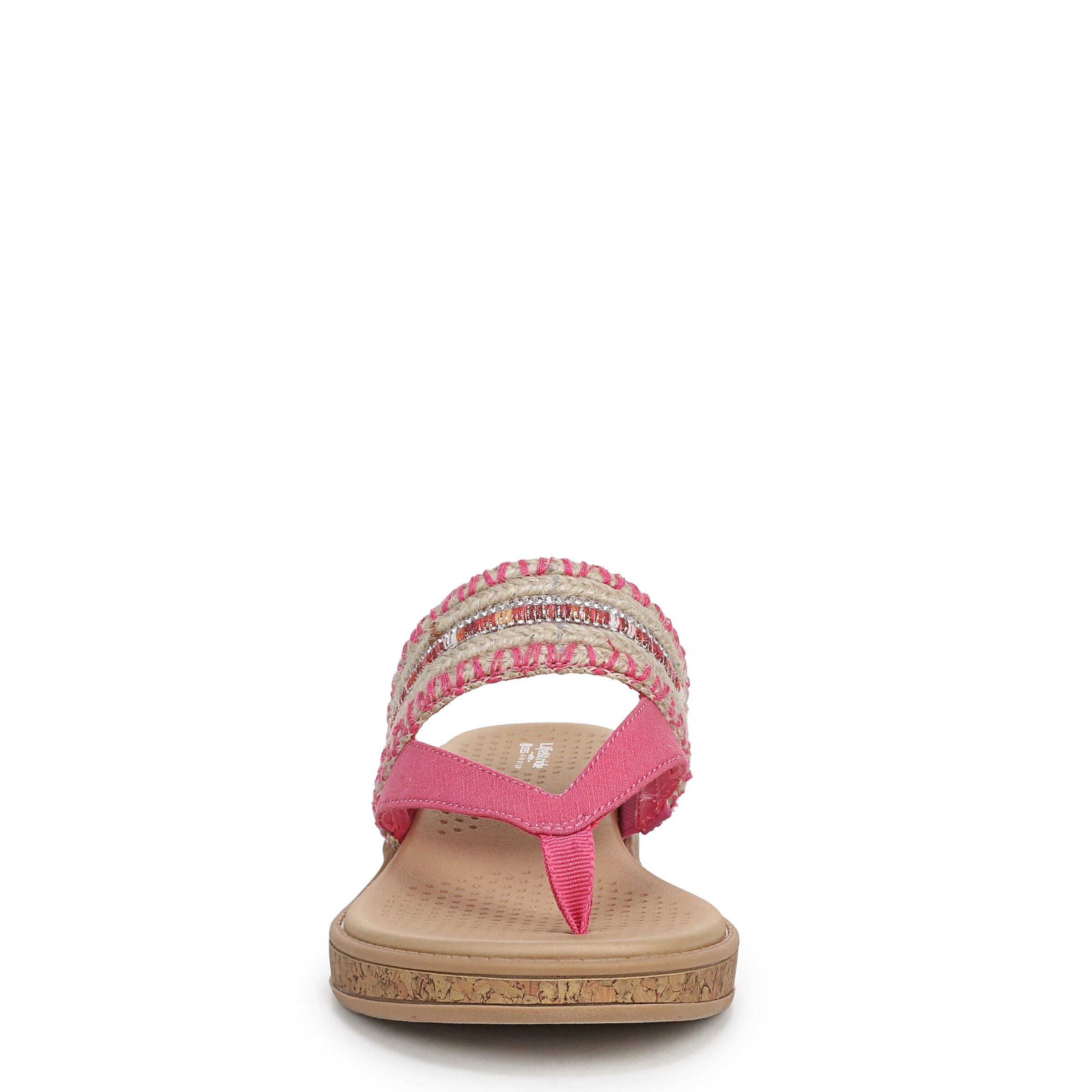 Birdie Wedge Sandal, TAN PINK, alternate image number 4