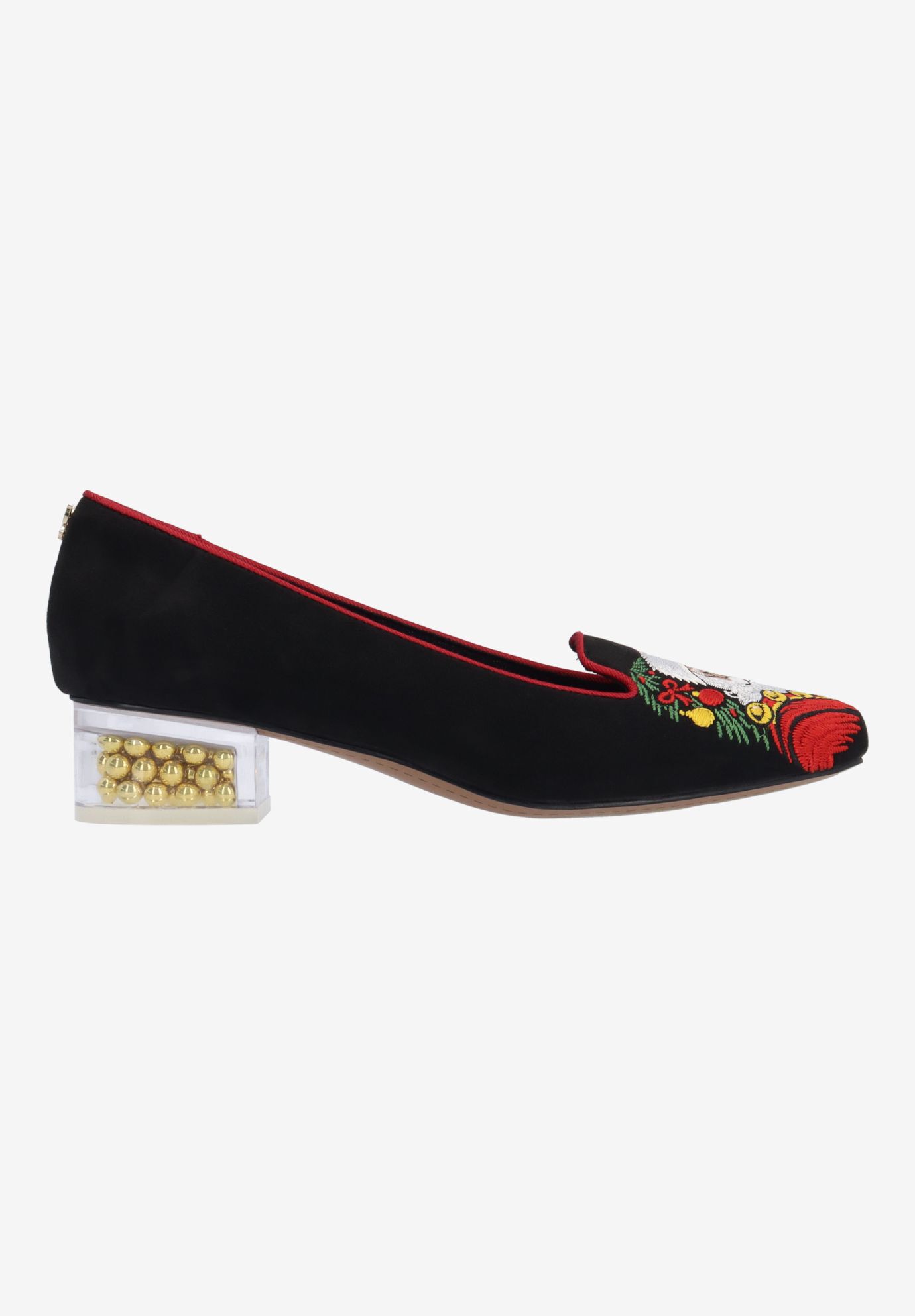 Babbonatale Slip On Pump, BLACK, alternate image number 3