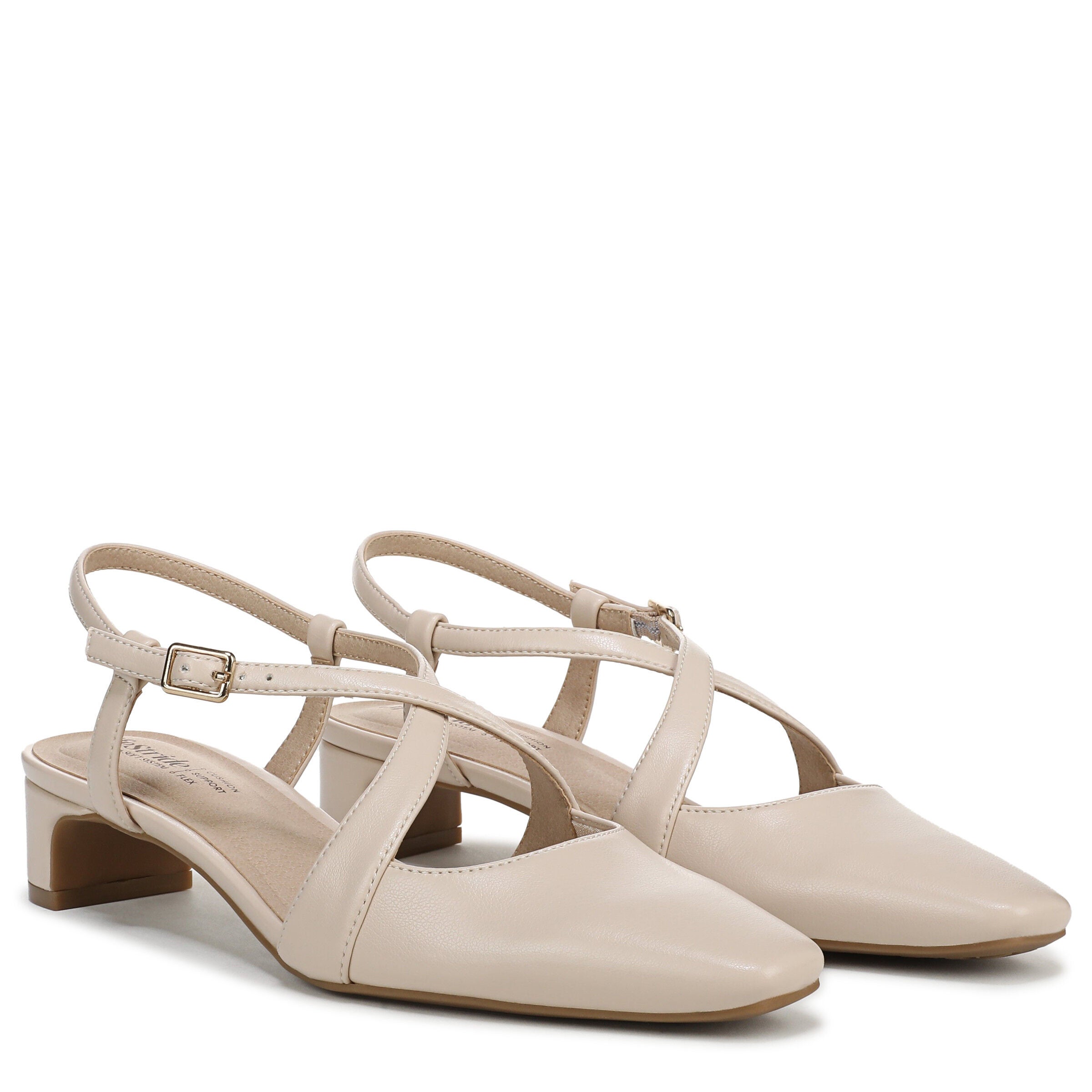 Lavina Slingback Pump, SEASHELL BEIGE, alternate image number 2
