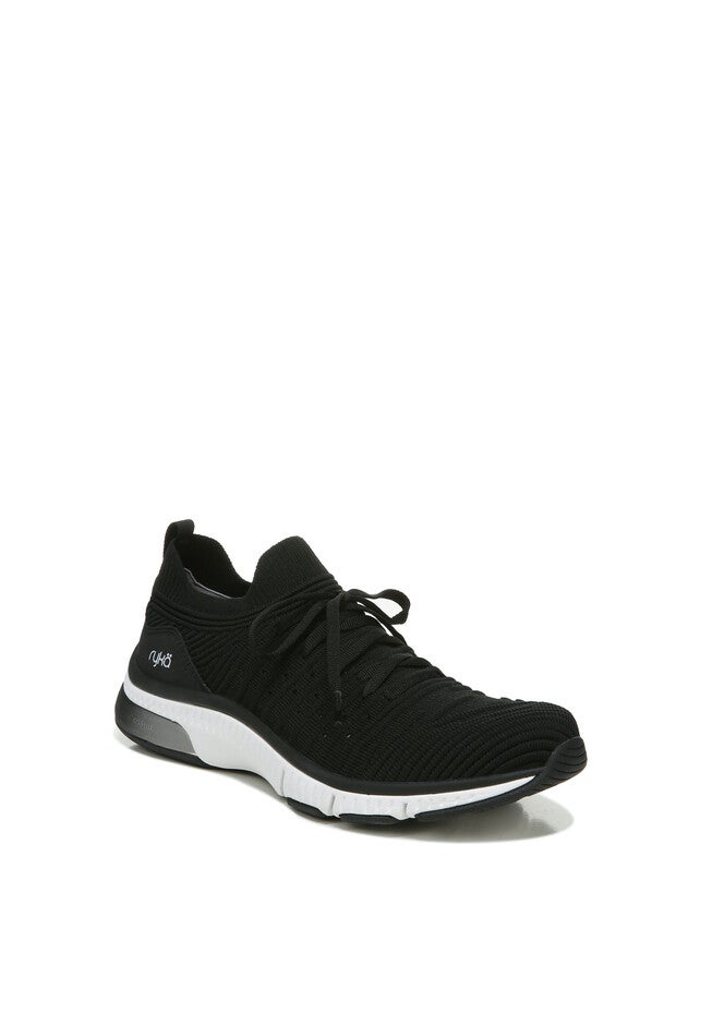 Romia Stretch Knit Walking Sneaker, BLACK, hi-res image number null