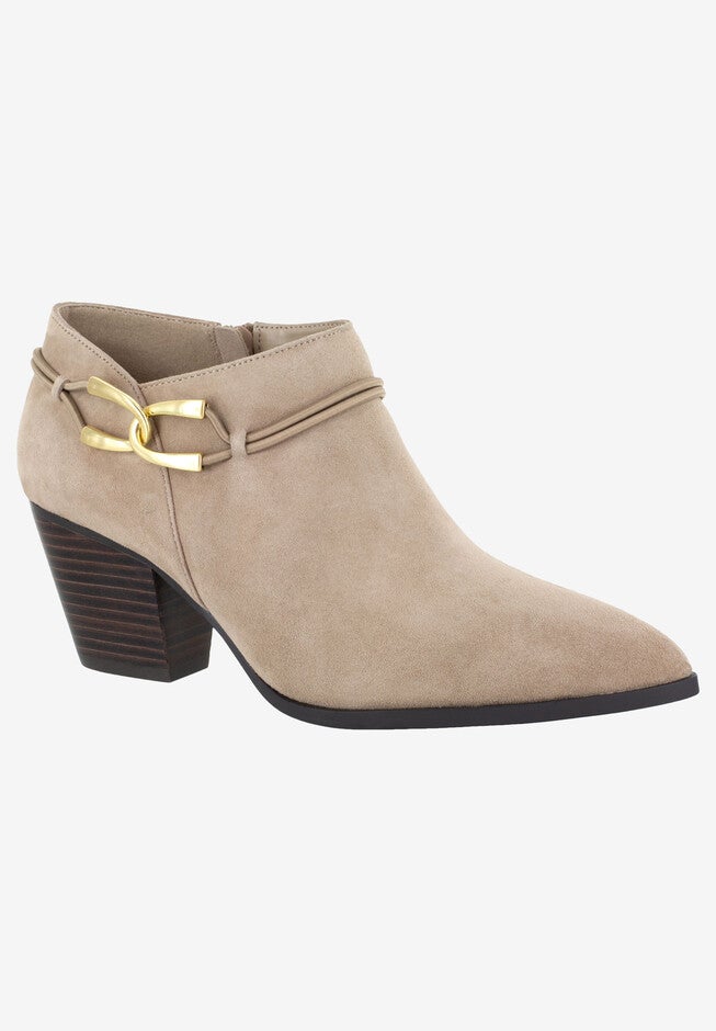 Esme Bootie , ALMOND SUEDE LEATHER, hi-res image number 0