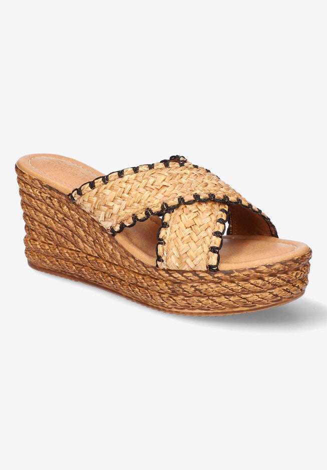 Geo-Italy Sandals, DARK NATURAL, hi-res image number 0