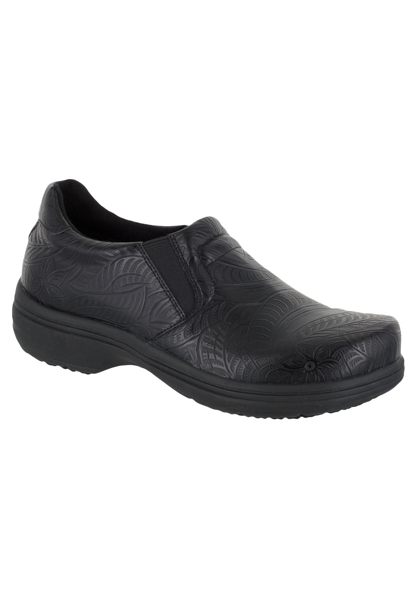 Bind Slip-Ons by Easy Works by Easy Street®, BLACK EMBOSSED, hi-res image number 0