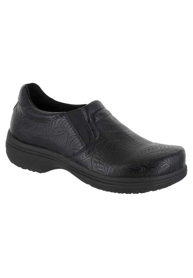 Bind Slip-Ons by Easy Works by Easy Street®, BLACK EMBOSSED, hi-res image number 0