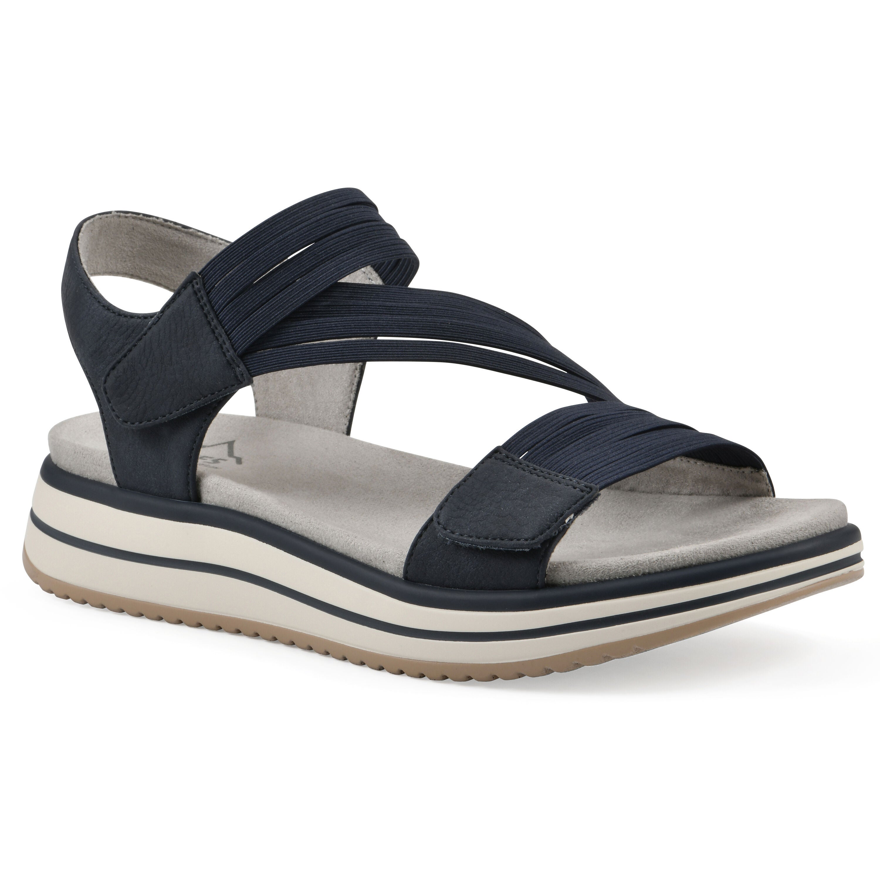 Hapford Athleisure Sandal, NAVY NUBUCK, hi-res image number 0