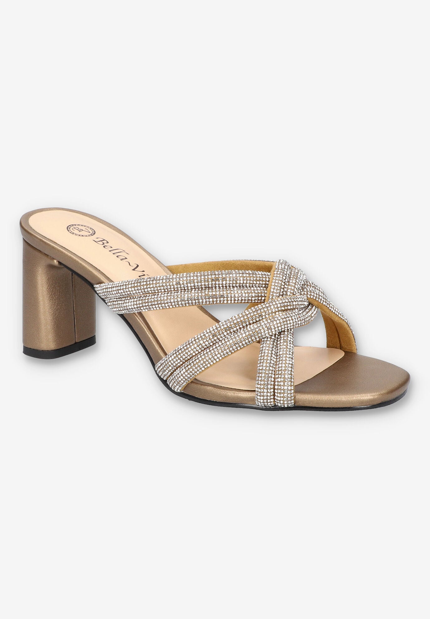 Carmen Dressy Sandal, BRONZE SUEDE, hi-res image number 0