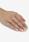 Shrimp Style Gold Ion-Plated Stainless Steel Ring, , alternate image number null