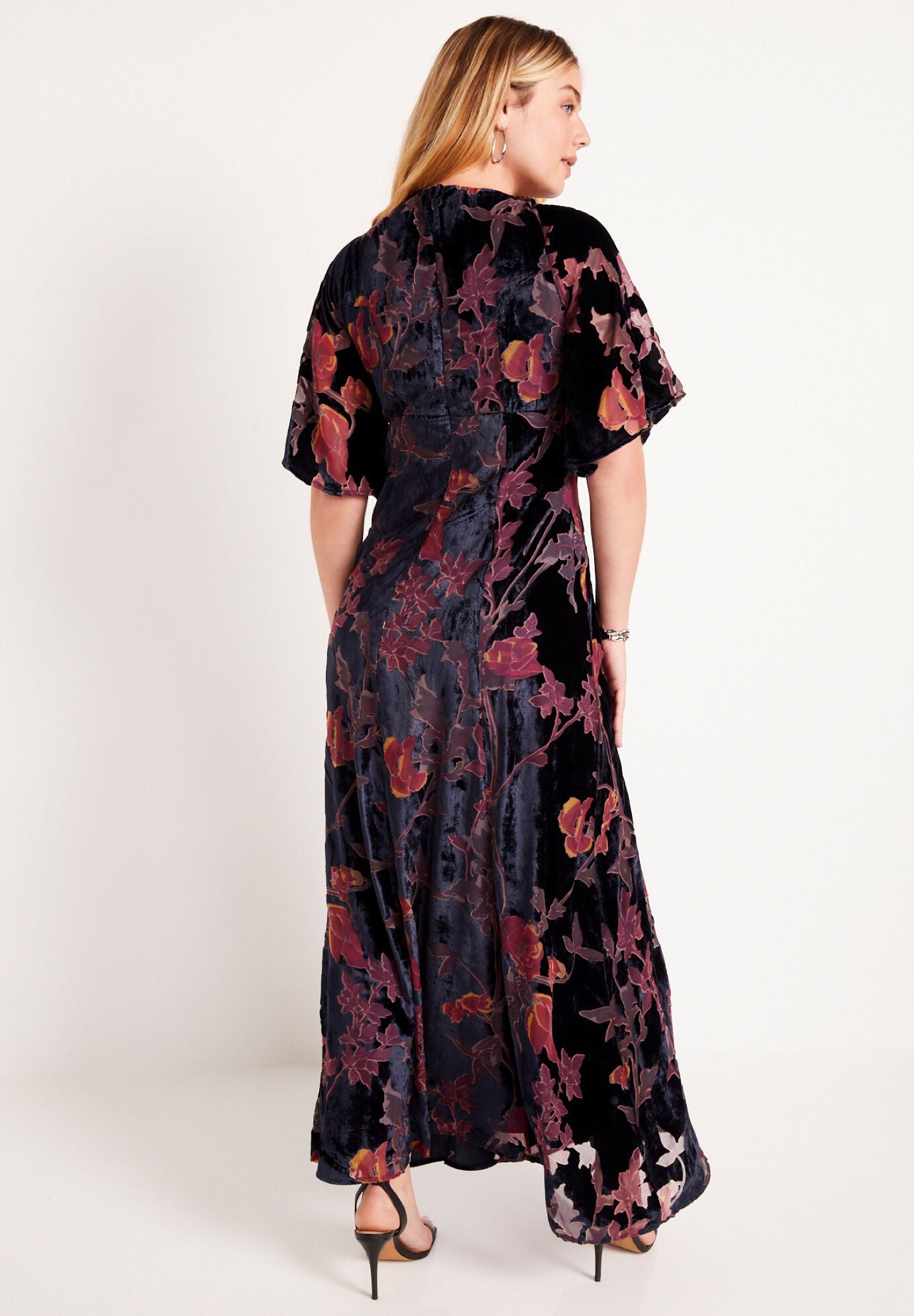 Burnout Velvet Maxi Dress, , on-hover image number 1