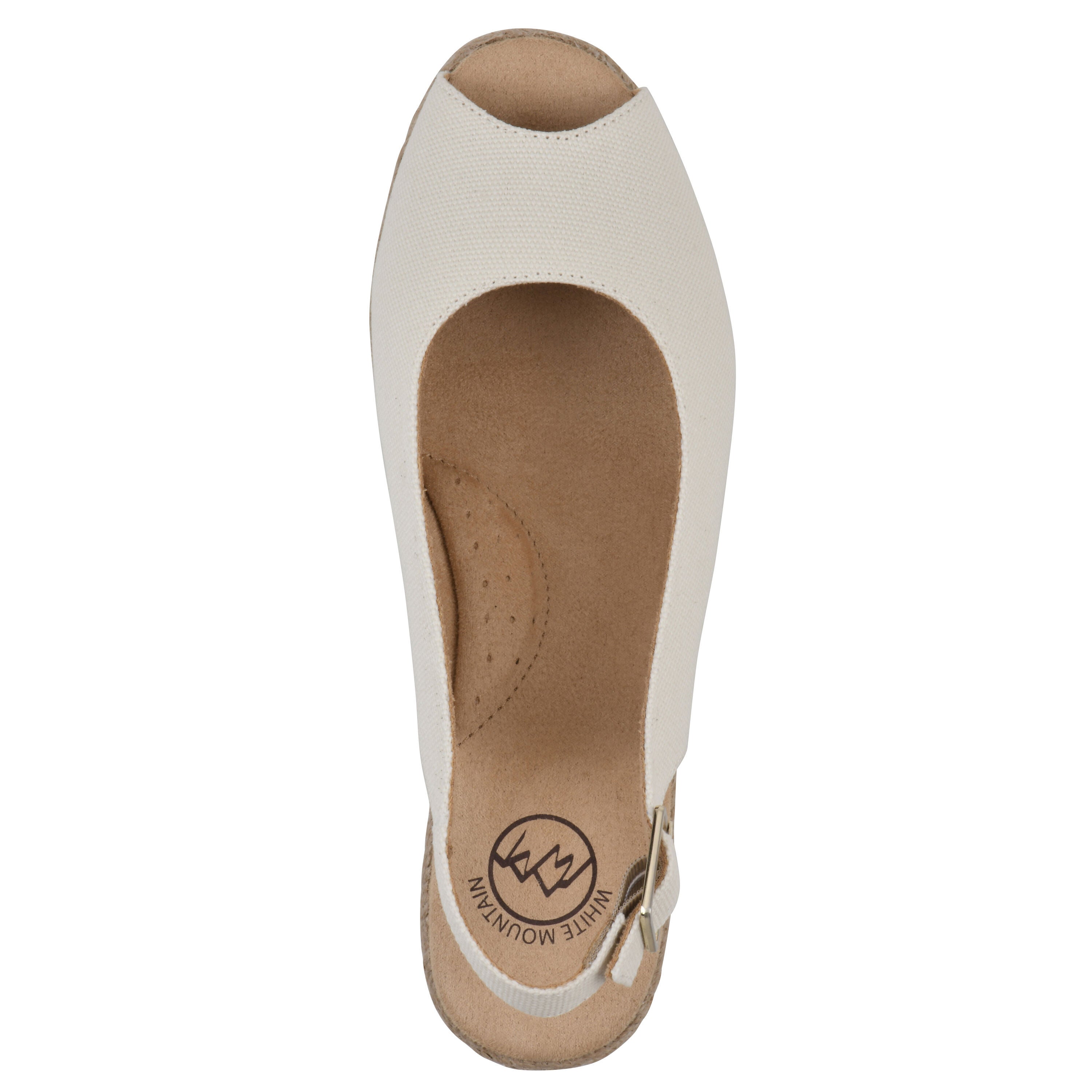 Maize Espadrille Wedge Sandal, NATURAL FABRIC, alternate image number 4