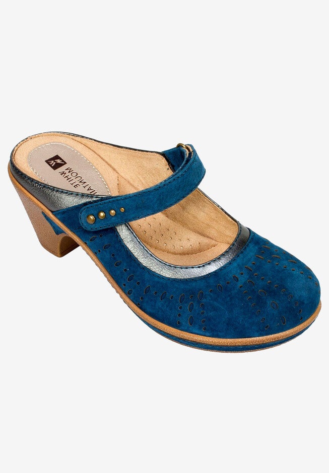 Gull Mule by White Mountain, NAVY NUBUCK, hi-res image number null