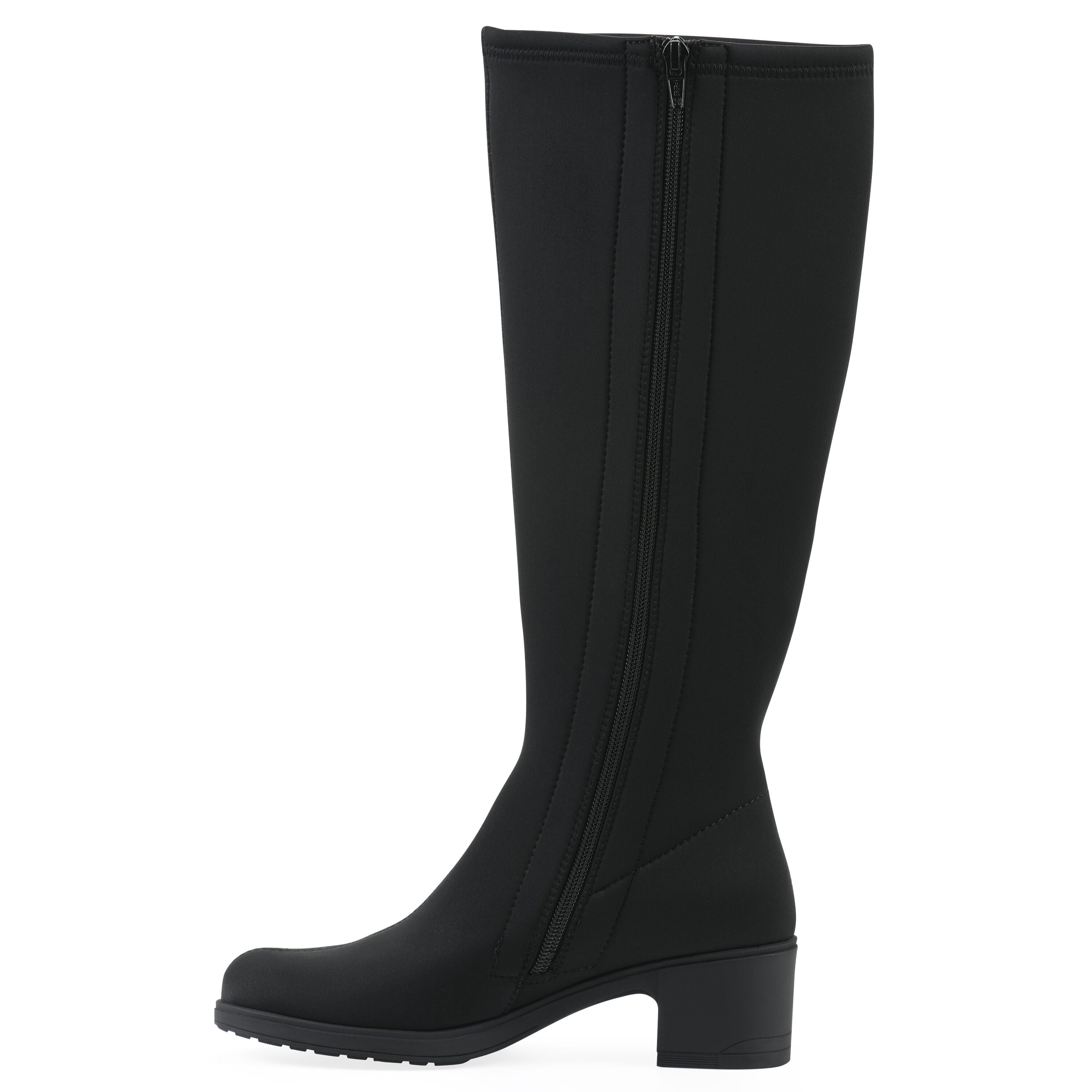 Humbert Tall Shaft Boot, BLACK FABRIC, alternate image number 3