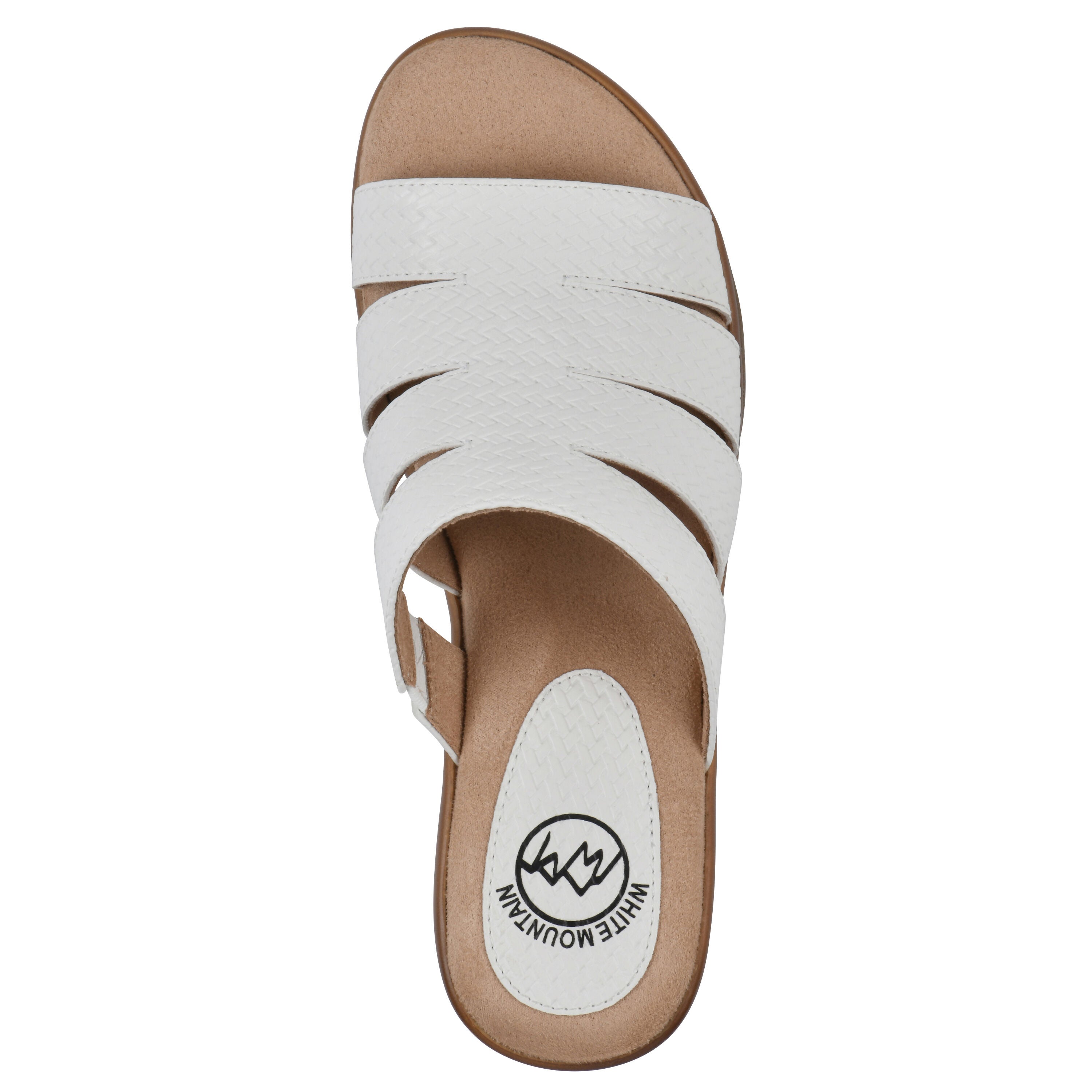 Valora Slip-On Clog Sandal, WHITE WOVEN, alternate image number 4