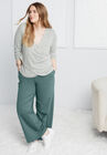 French Terry Wide-Leg Pant, , alternate image number null