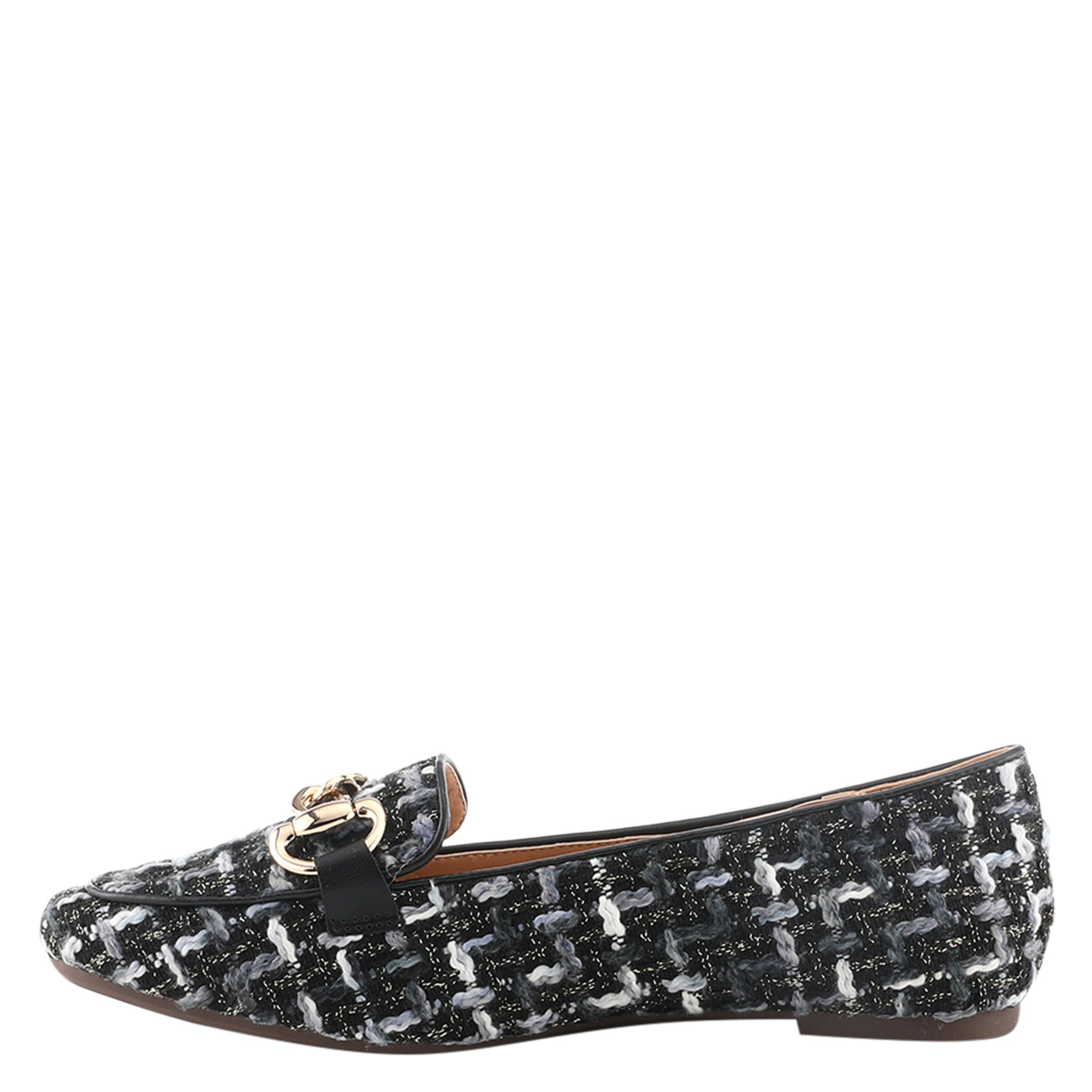 Knitknot Ballet Flat Shoe, BLACK MULTI, alternate image number 2