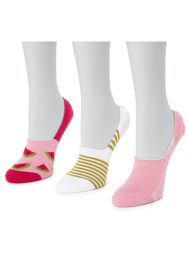 6 Pair Pack No Show Socks, , alternate image number 3