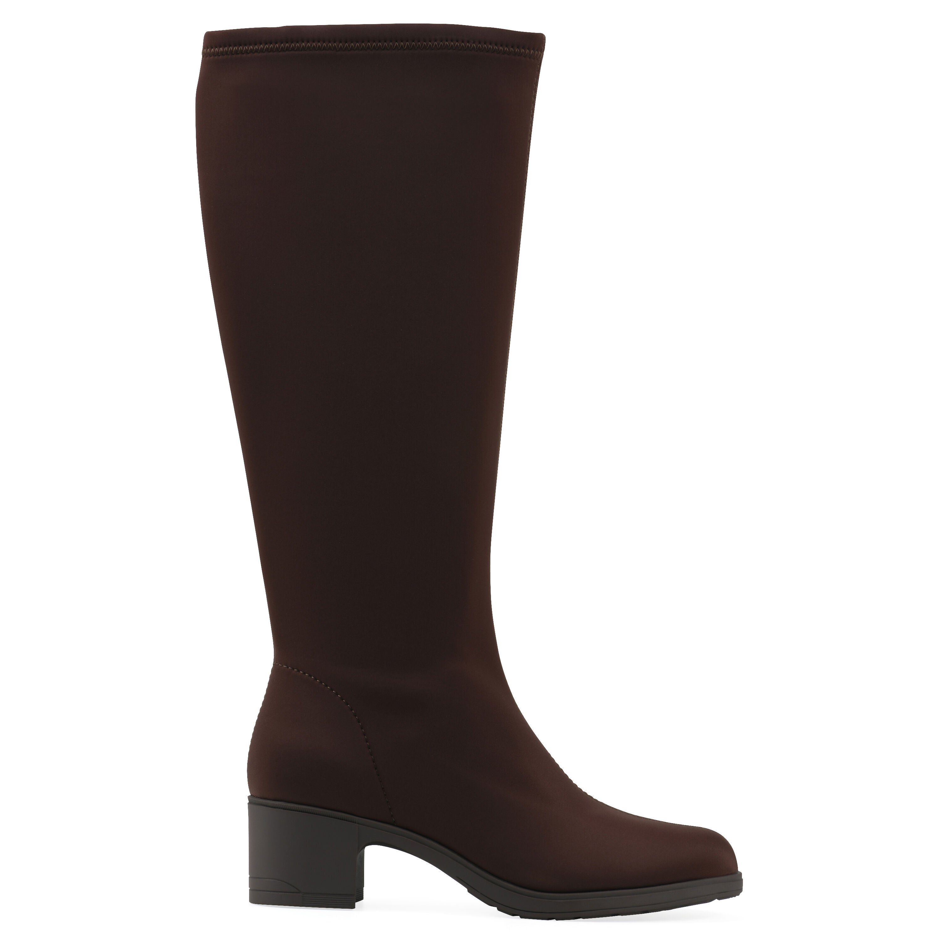 Humbert Tall Shaft Boot, BROWN FABRIC, alternate image number 2