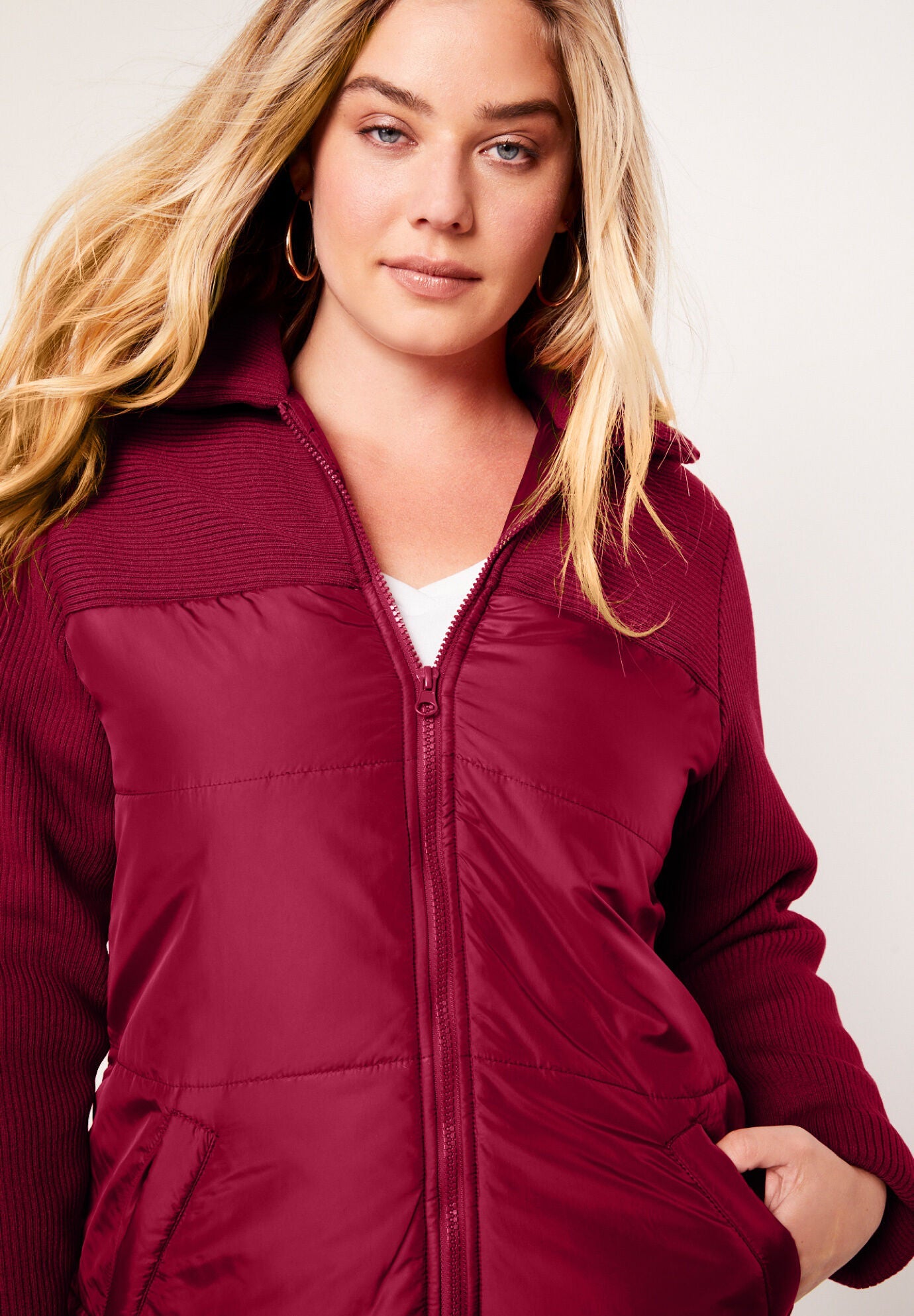 Quilted Puffer Coat, , alternate image number 3