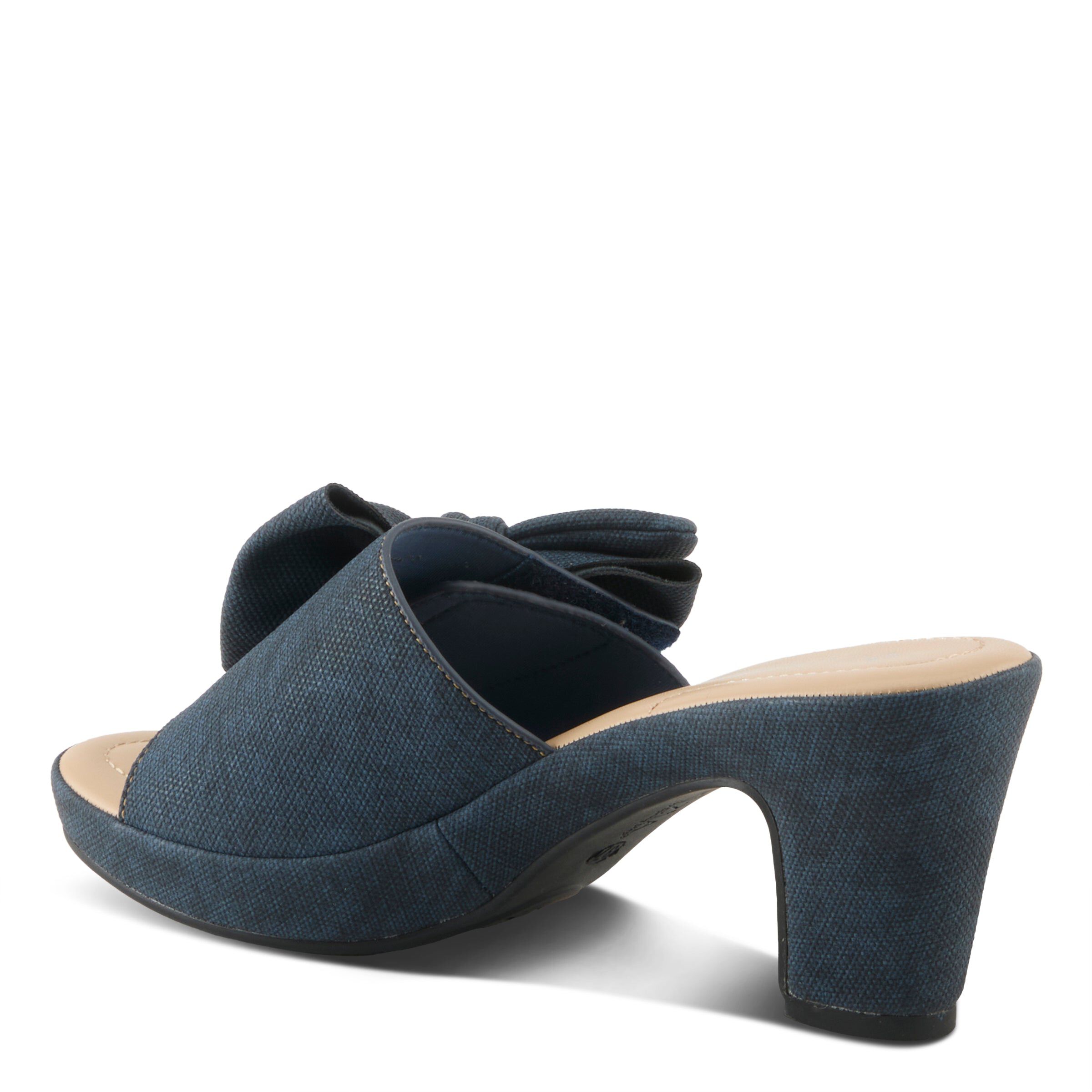 Normajean Slide Sandal, DARK DENIM BLUE, alternate image number 6