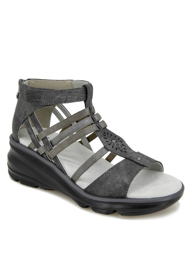 Orchid Sandal, BLACK DENIM, hi-res image number null