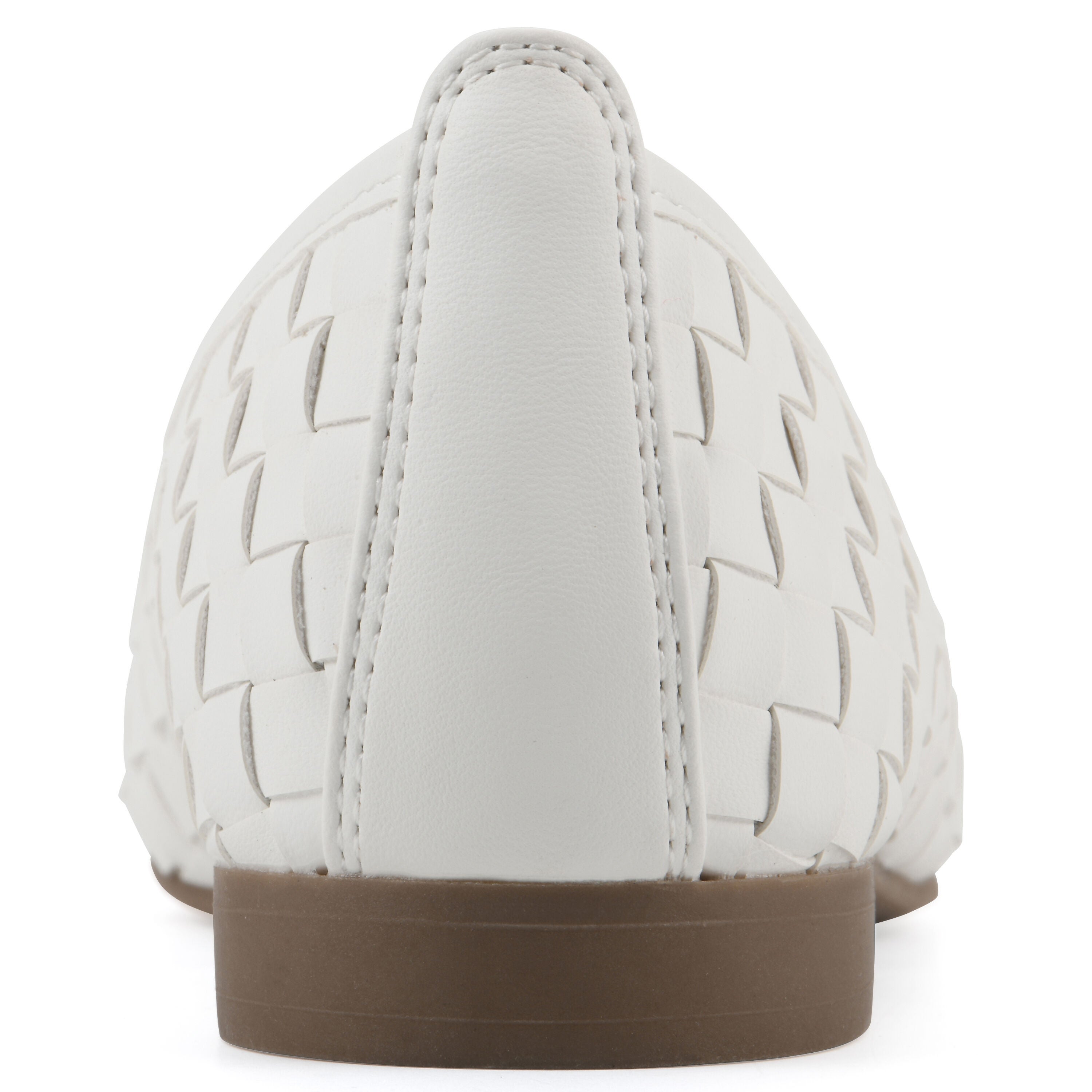 Boccie Ballet Flat, WHITE SMOOTH, on-hover image number 1