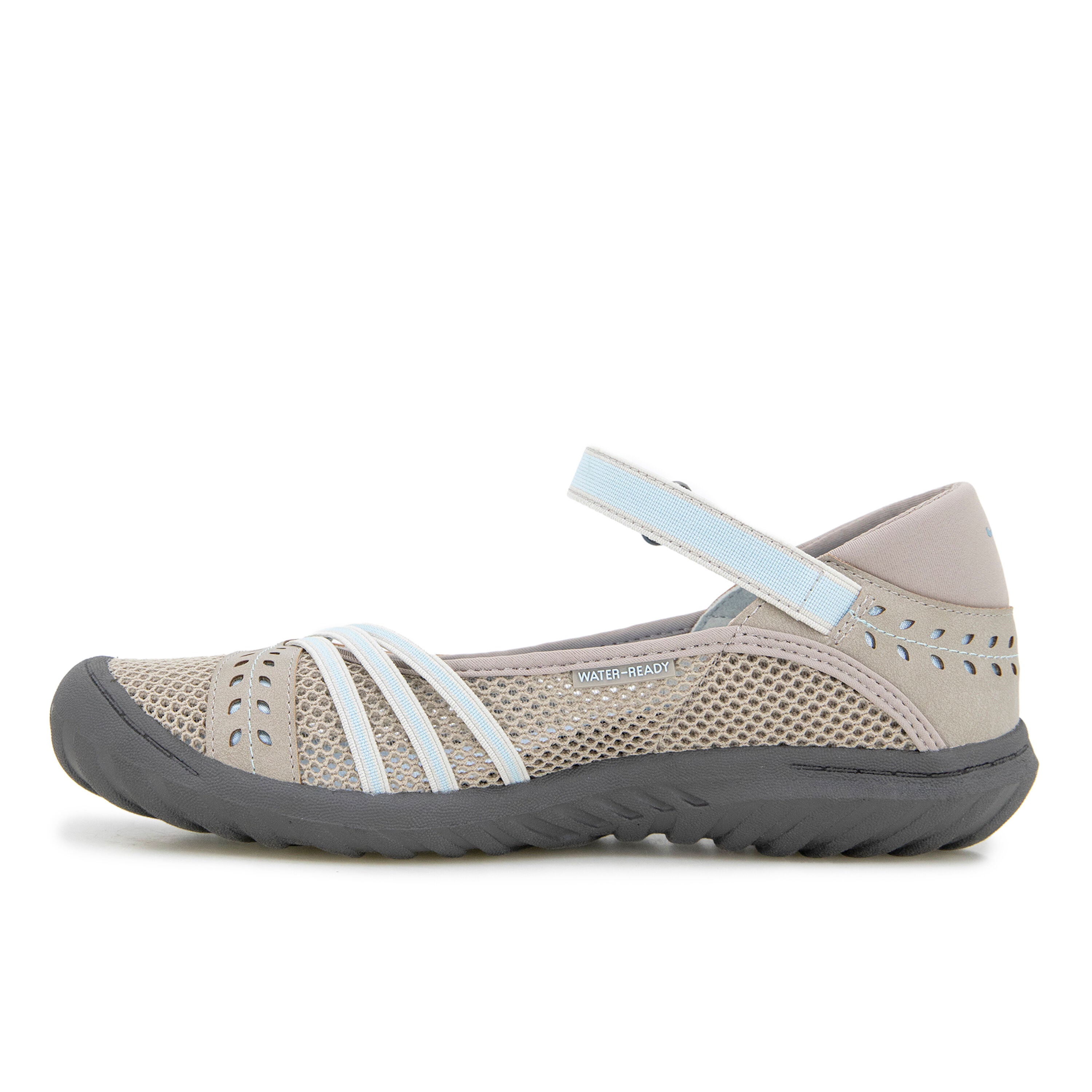 Maya Hook and Loop Mary Jane, LT GRY STONE BLUE, alternate image number 3