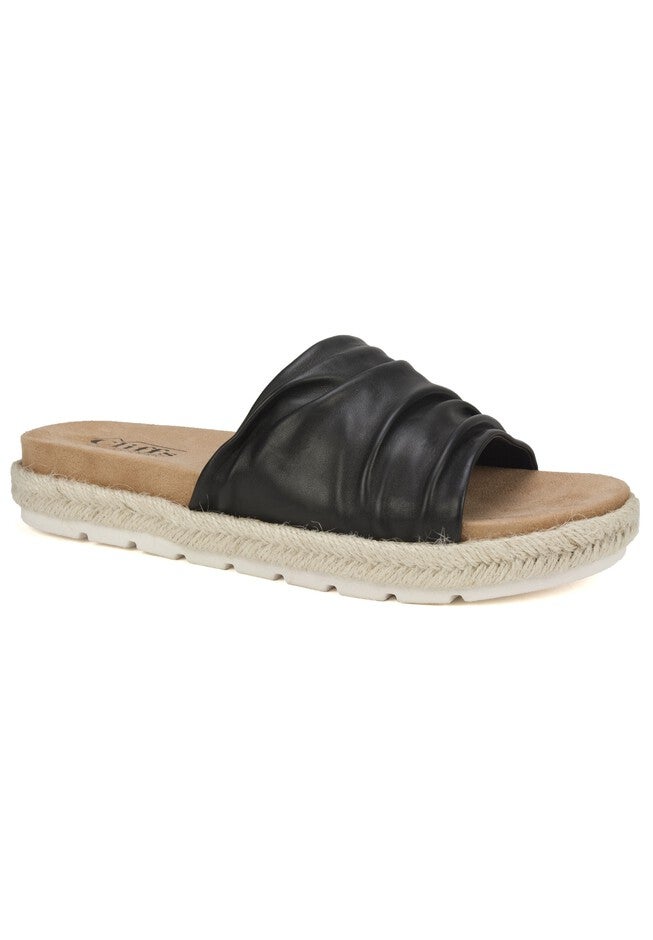 Torri Leather Sandal , BLACK LEATHER, hi-res image number 0