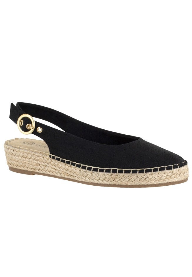 Olive II Espadrille , BLACK FABRIC, hi-res image number 0