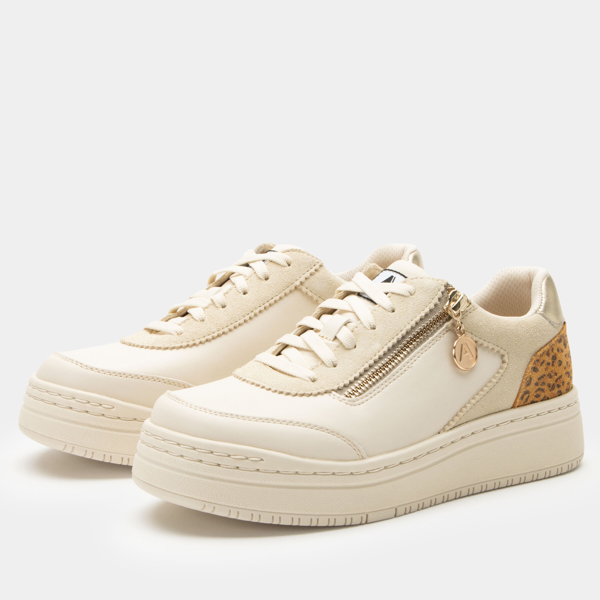 Averie Zipper Platform Sneaker, IVORY, hi-res image number 0