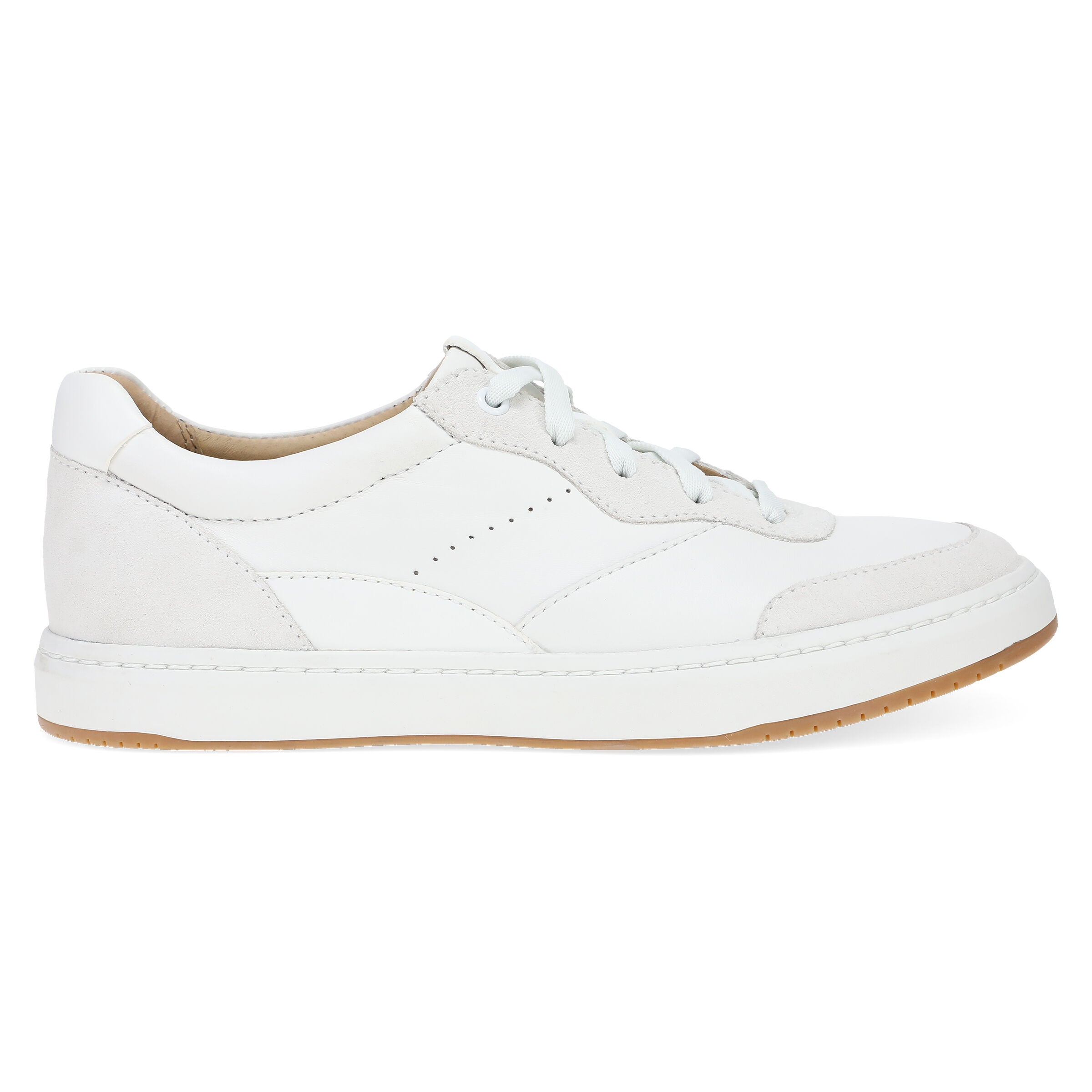 Josey Laceup Sneaker, WHITE, alternate image number 4