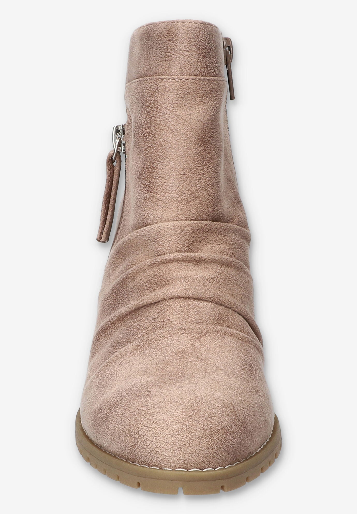 Janita Block Heel Ankle Boot, TAUPE, alternate image number 3