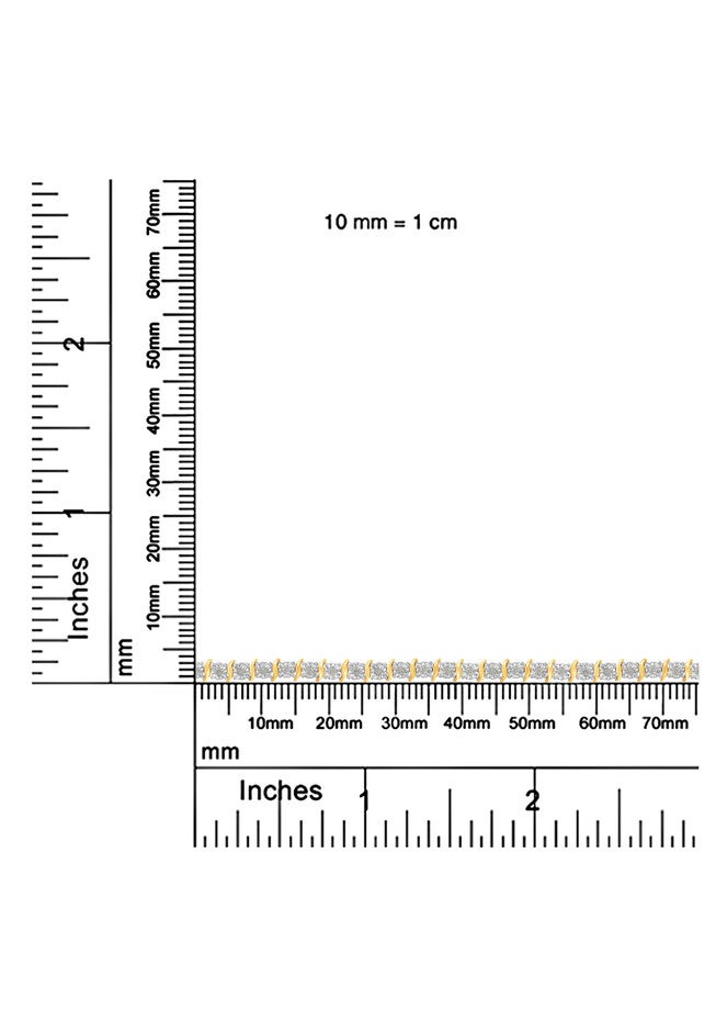 Two Toneyellow Gold Over Sterling Silver Diamond Scurve Link Miracleset Tennis Bracelet 8 inches, , alternate image number 6