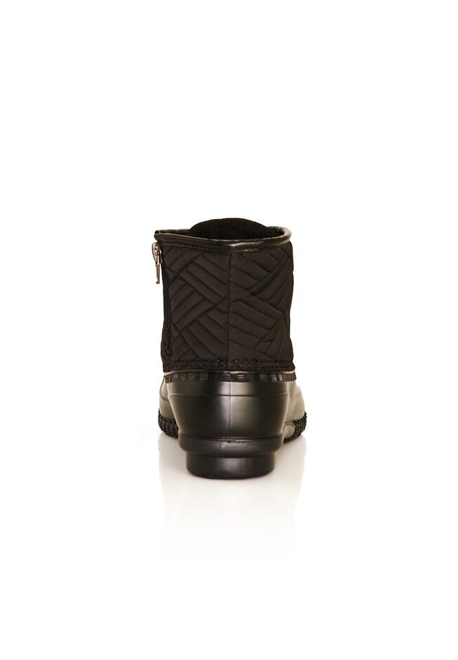 Mona Quilted Weather Boot, BLACK, alternate image number null