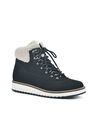 White Mountain Cozy Lace-Up Hiker Bootie, BLACK FABRIC, hi-res image number null