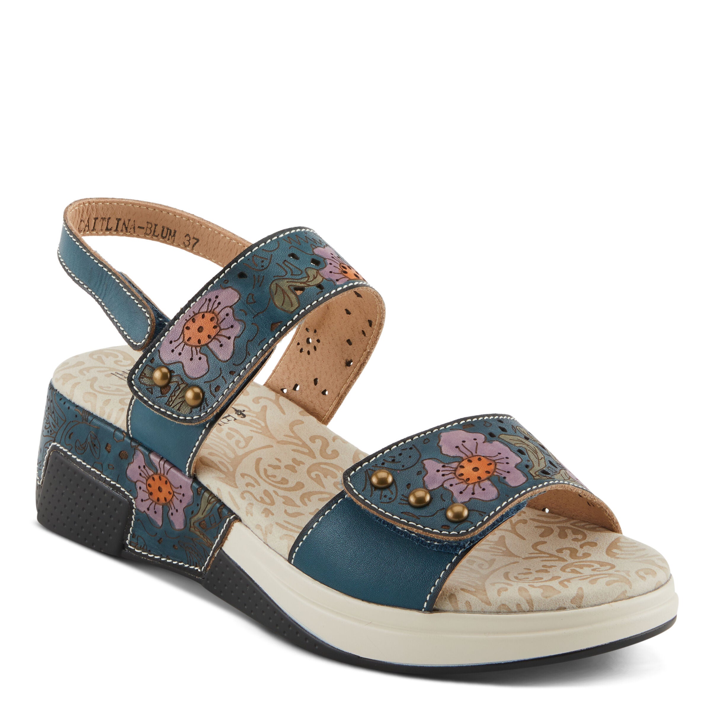 Caitlina Sandal, BLUE MULTI, alternate image number 7