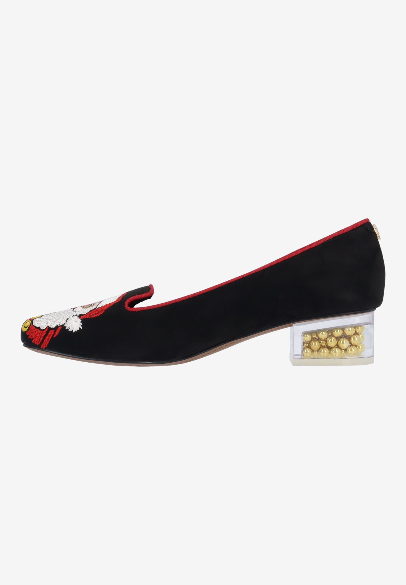 Babbonatale Slip On Pump, BLACK, alternate image number 4
