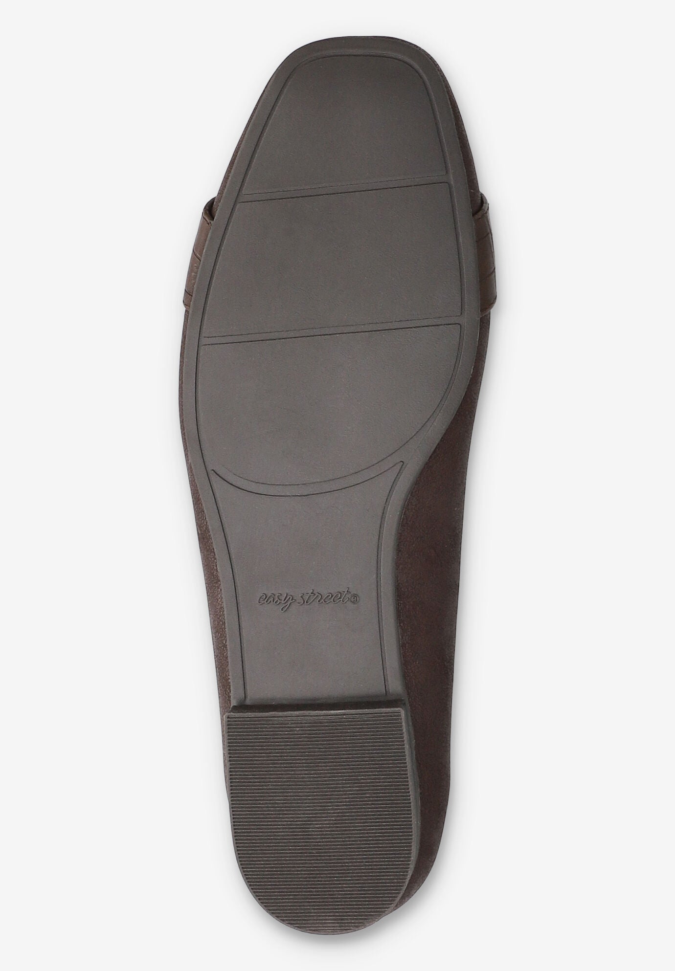 Keely Square Toe Flat, BROWN MATTE CROCO, alternate image number 5