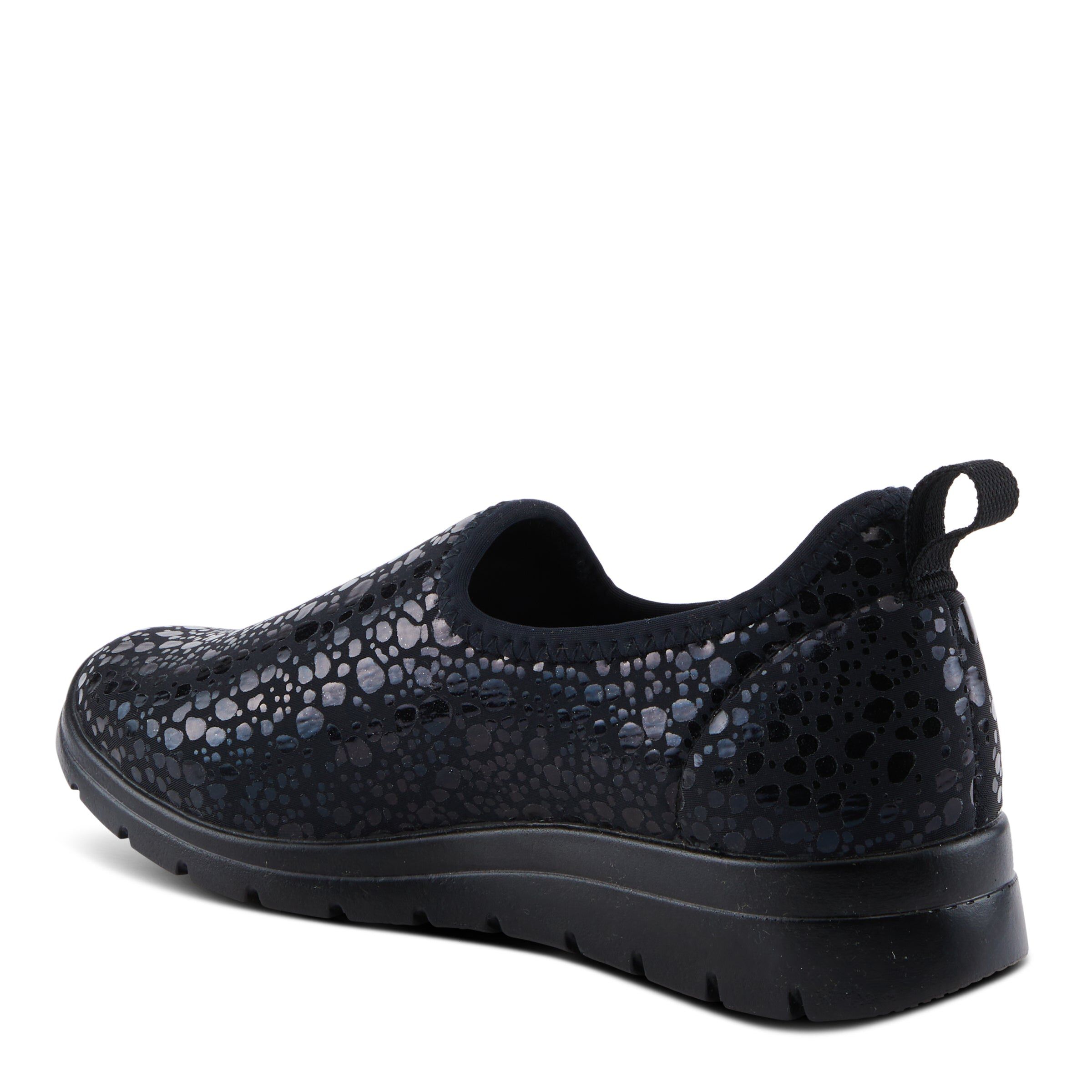 Anisia-Croco Flat Shoes, BLACK, alternate image number 6