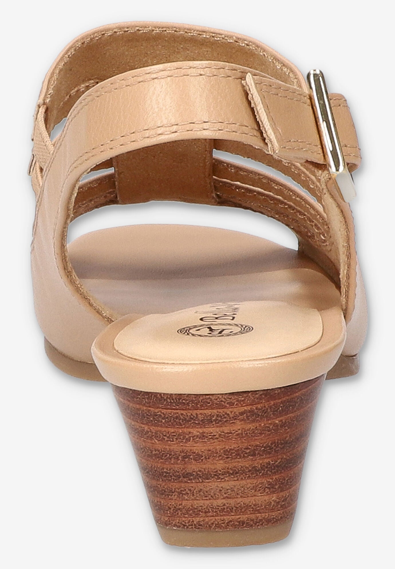 Yakira Wedge Sandal, NATURAL LEATHER, alternate image number 3