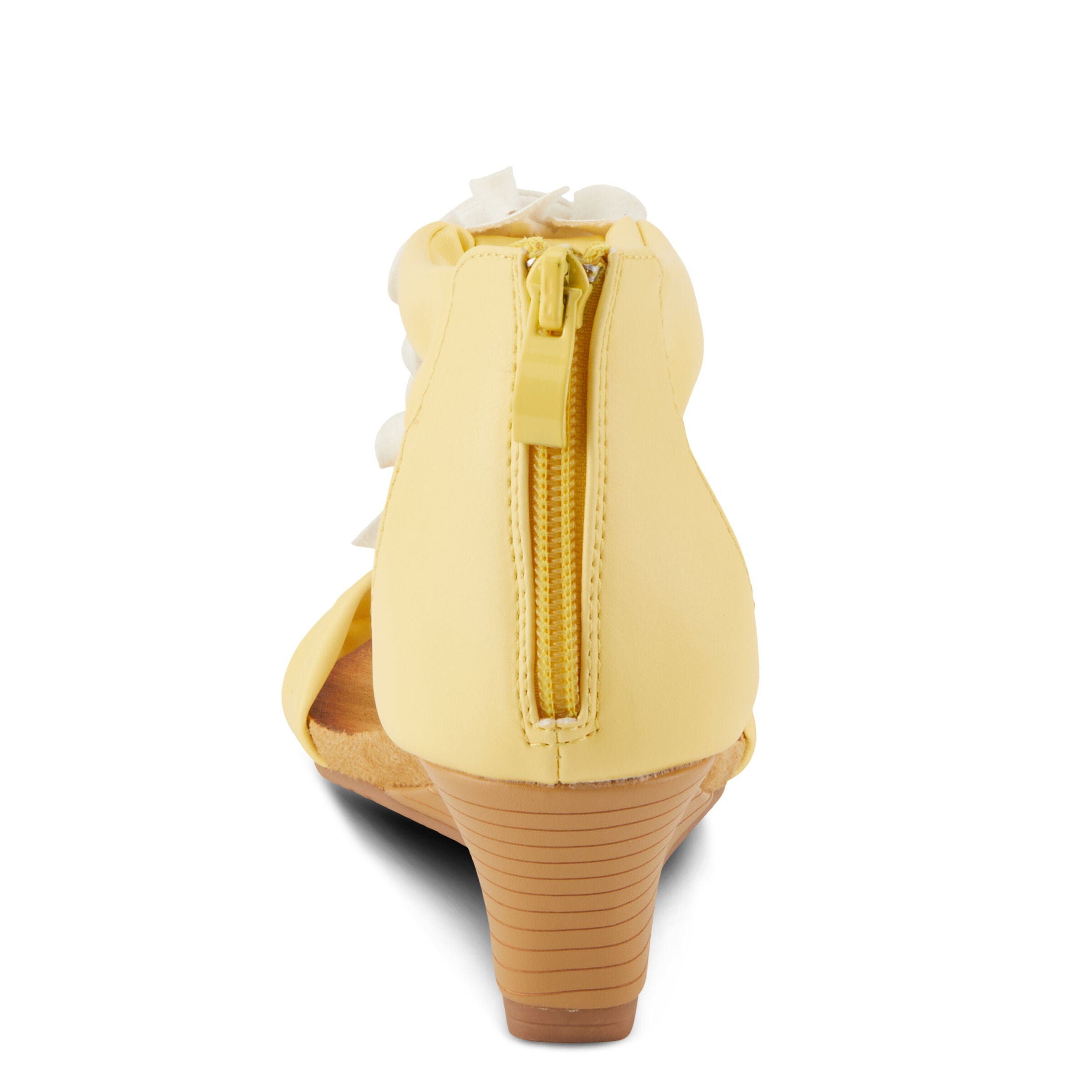 Harlequin T-Strap Sandal, LIGHT YELLOW, alternate image number 4