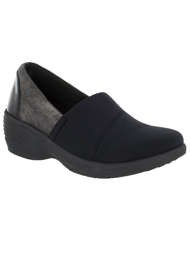 Solo Slip-Ons by Easy Street®, BLACK NEOPRENE MULTI, hi-res image number 0