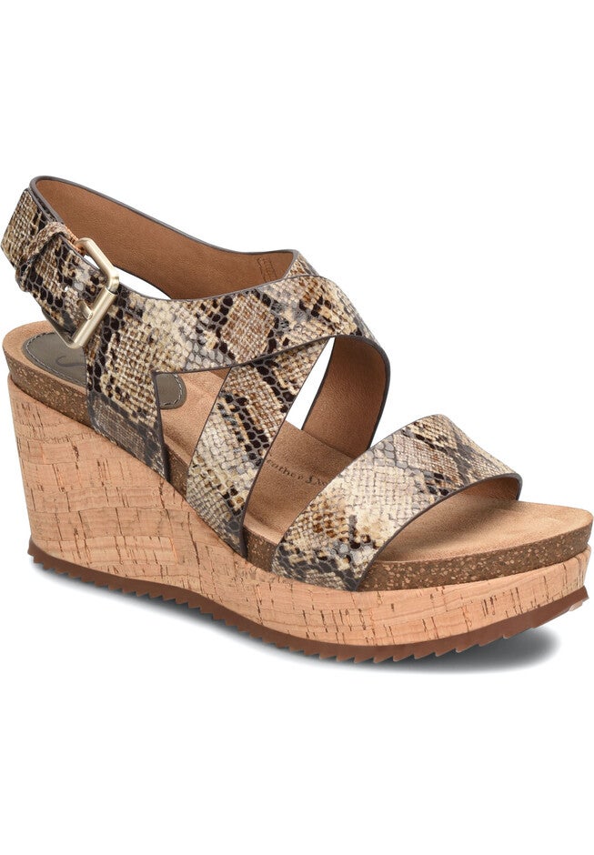 Haddison Sandals, TAUPE SNAKE, hi-res image number 0