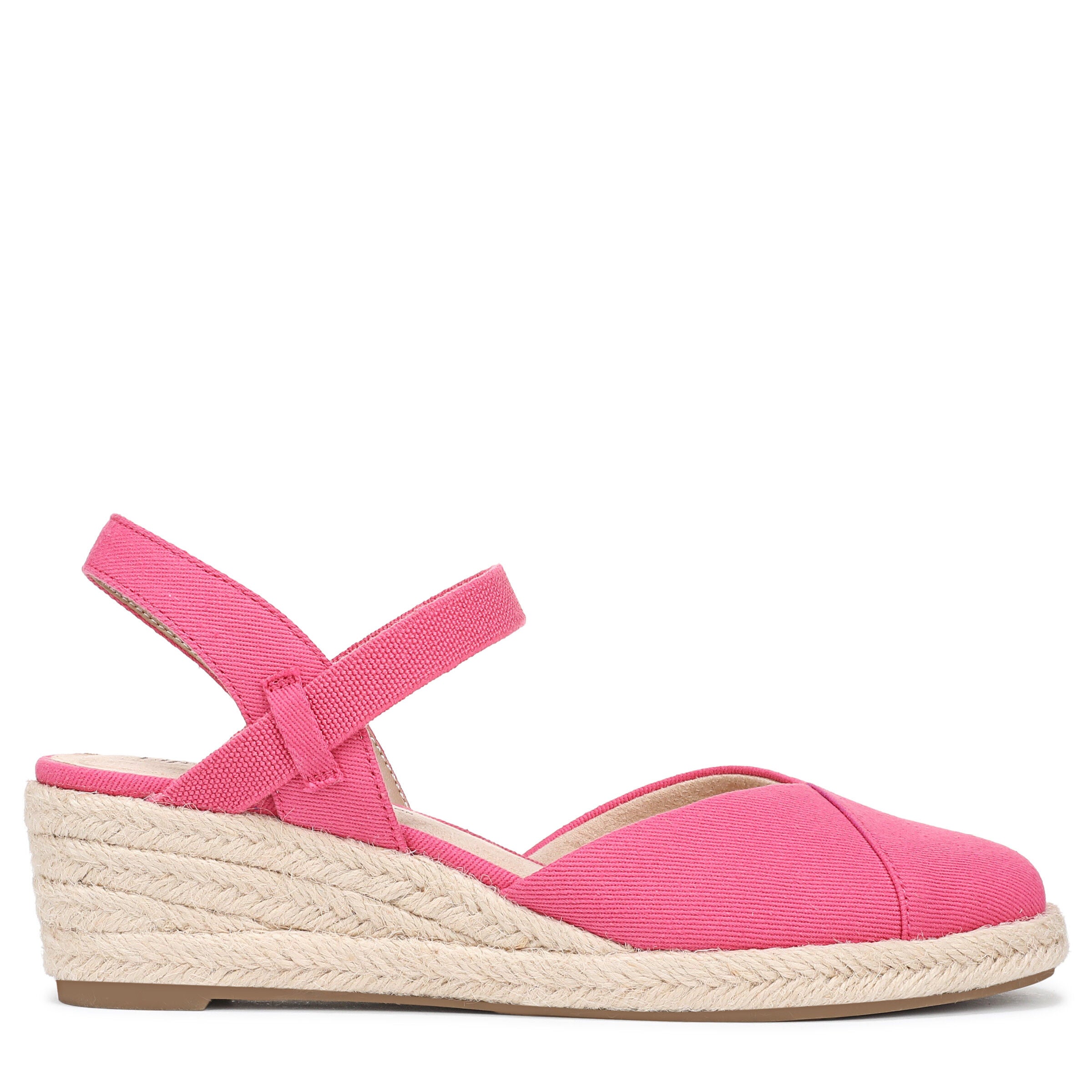 Pilar Wedge Sandal, FRENCH PINK, alternate image number 3