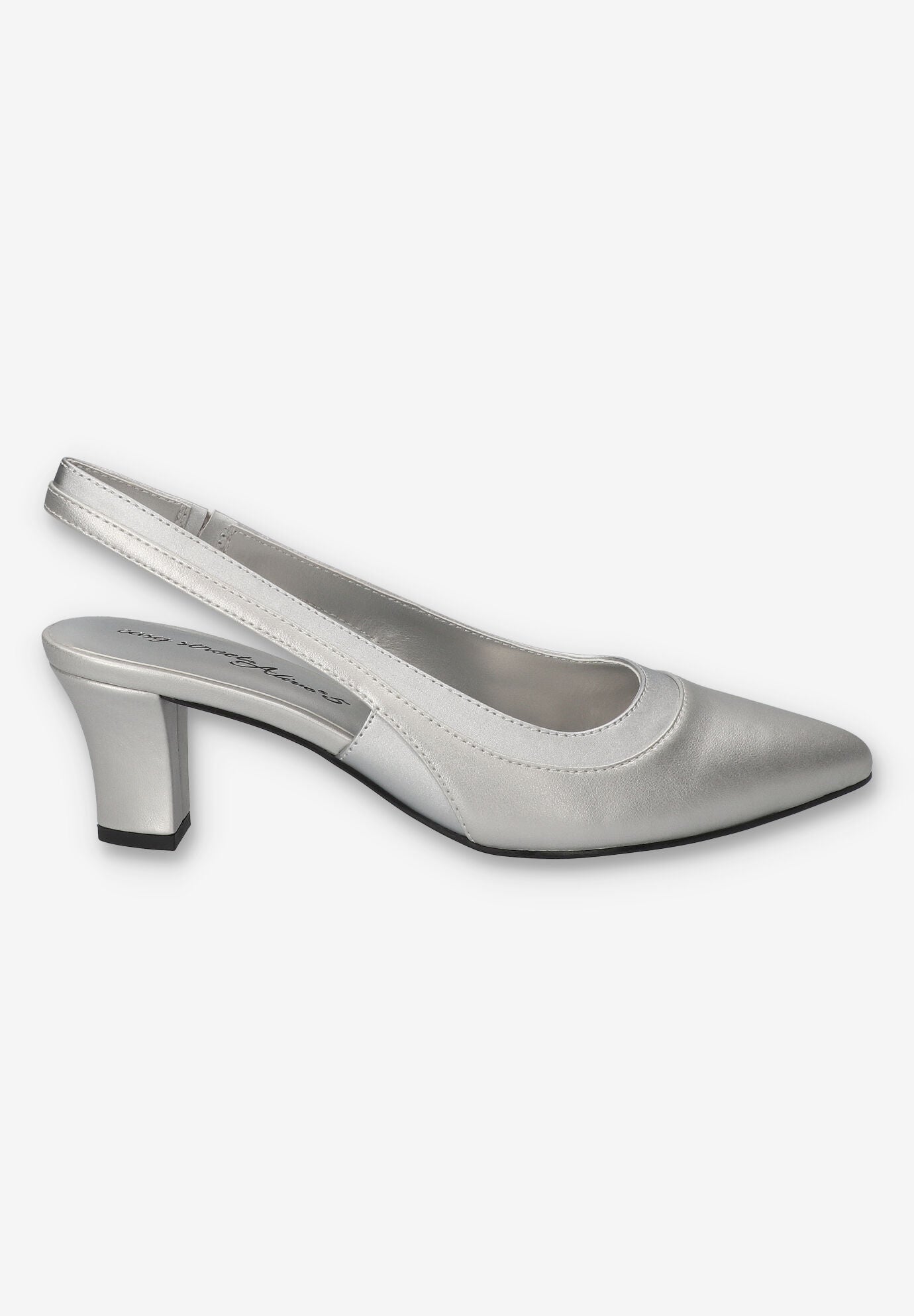 Dessa Slingback Pump, SILVER, alternate image number 2