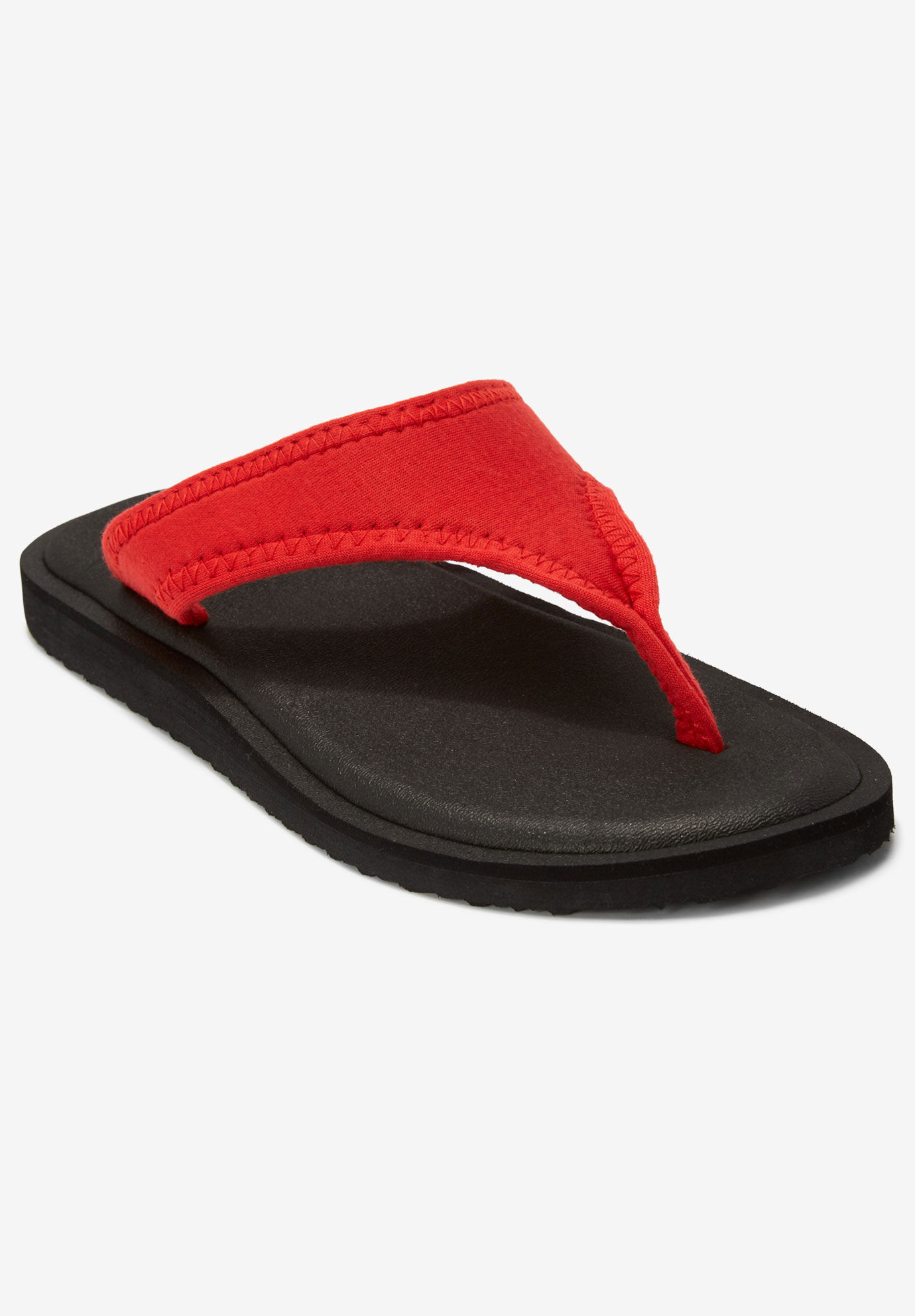 red wide width wedges