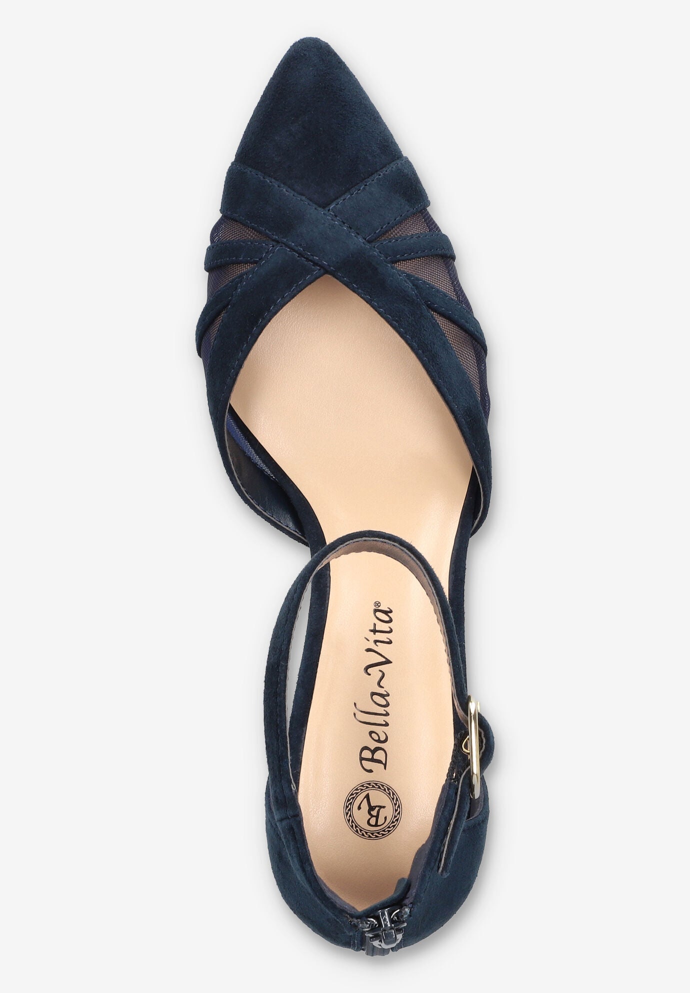 Malani Pump, NAVY SUEDE LEATHER, alternate image number 6
