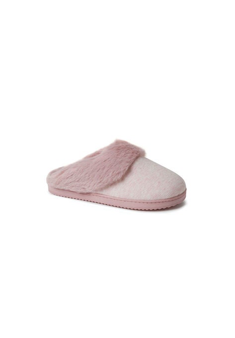 Dahlia Rib Knit Scuff Slipper, PALE MAUVE, hi-res image number null