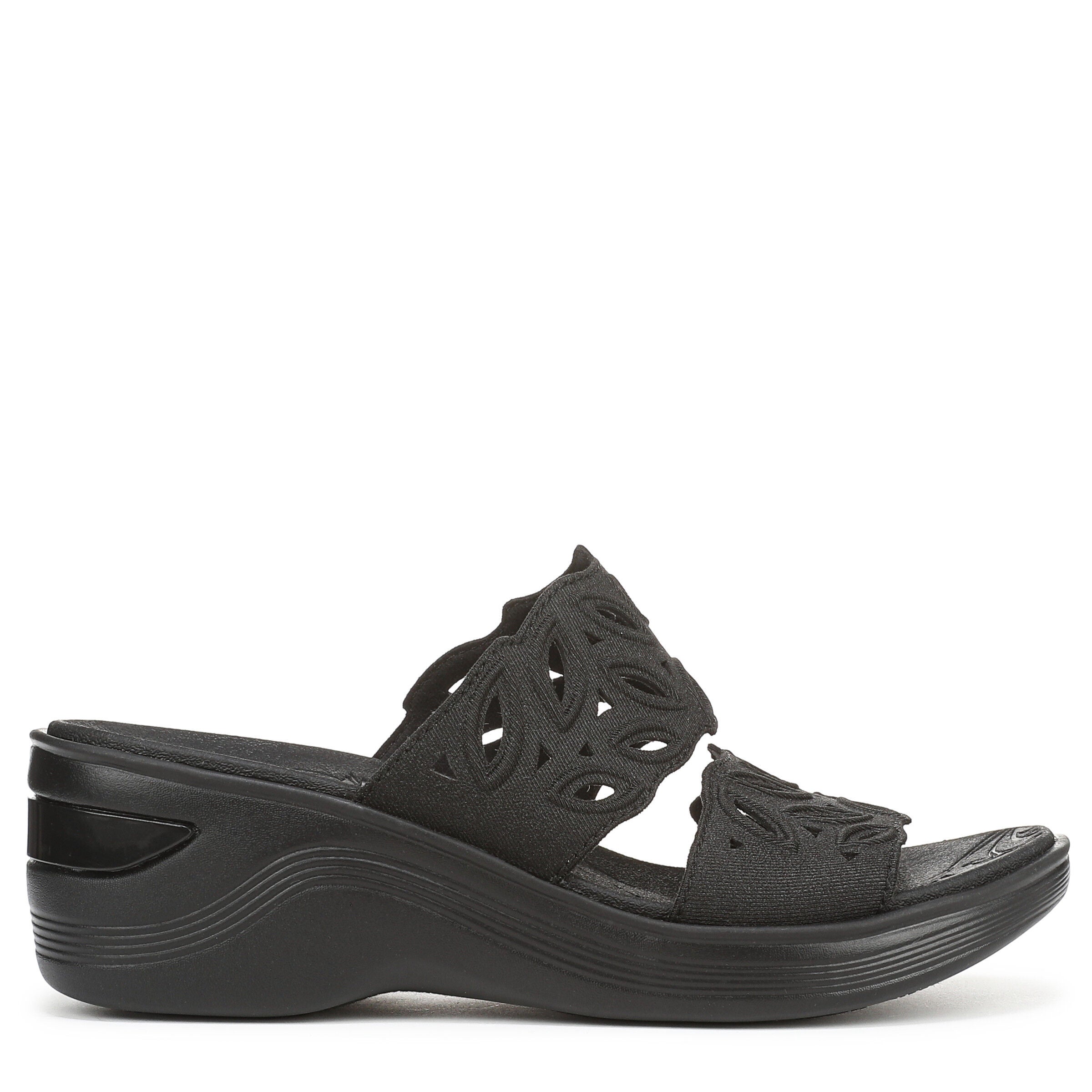 Delight Slip-On Comfort Sandal, BLACK FABRIC, alternate image number 3